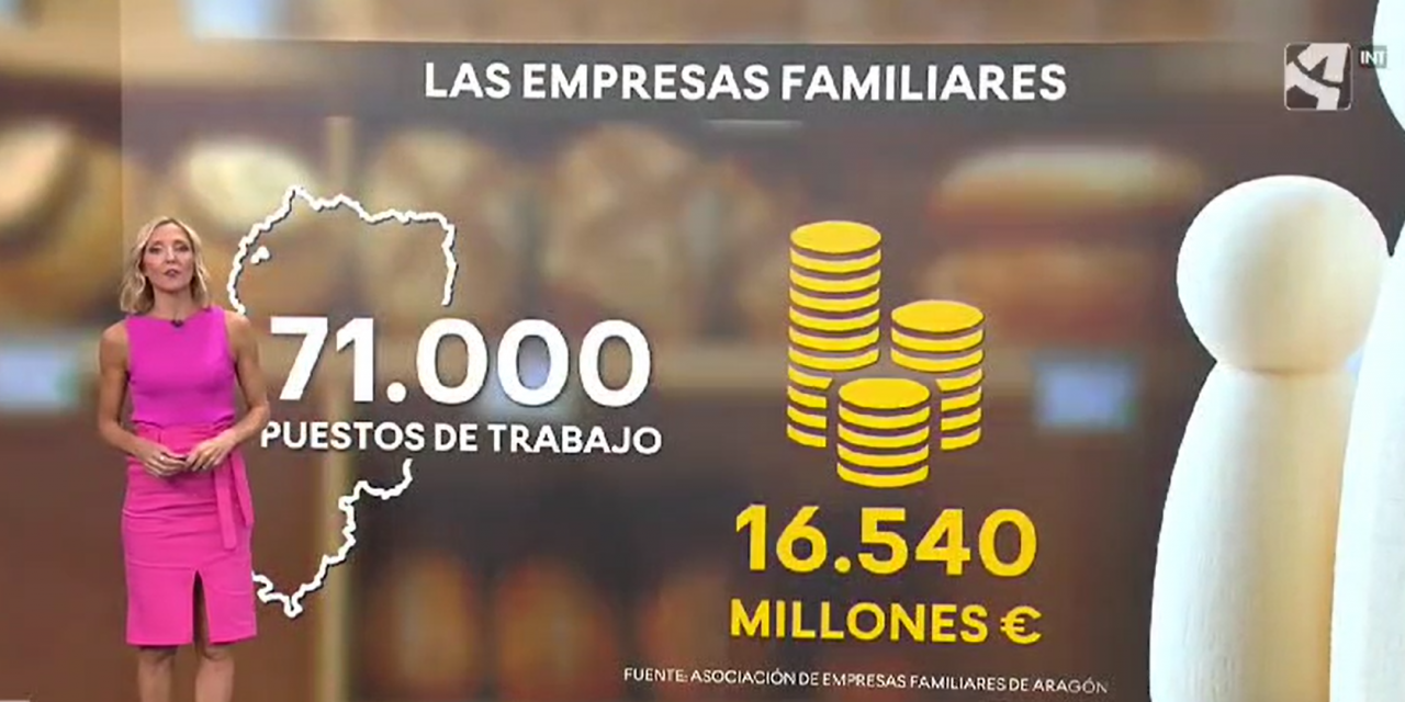 La empresa familiar, en los informativos de Aragón TV