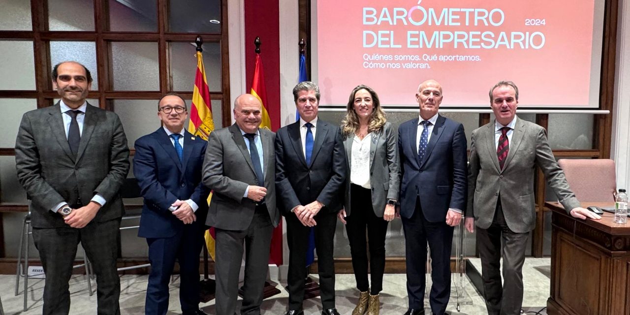 El “Barómetro del Empresario 2024” se presentó en Zaragoza con datos sobre la opinión que los aragoneses tienen del sector empresarial